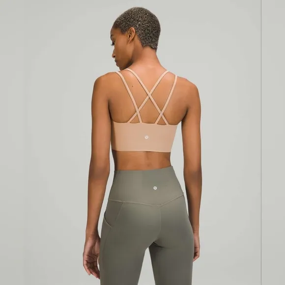 Lululemon Like a Cloud Longline Bra B/C (Almond Butter) Size 6