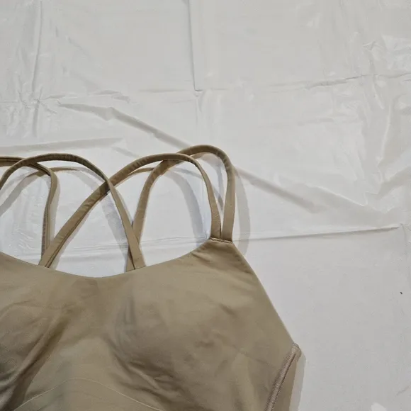 Lululemon Like a Cloud Longline Bra B/C (Almond Butter) Size 6