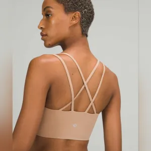 Lululemon Like a Cloud Longline Bra B/C (Almond Butter) Size 6