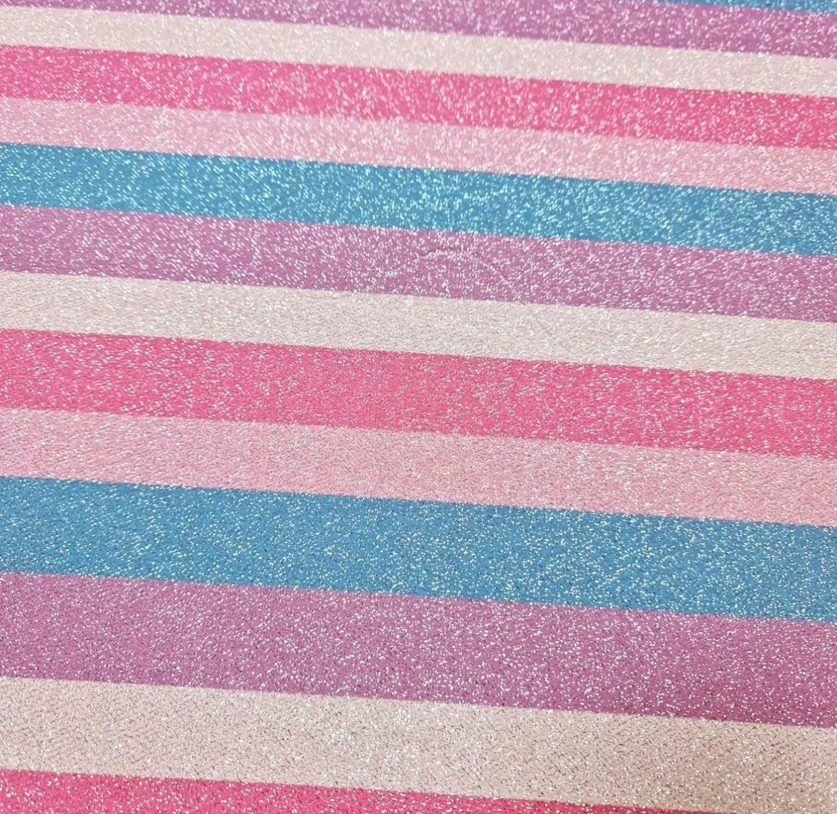 Lurex Striped Glitter Fabric - 4-Way Stretch Material