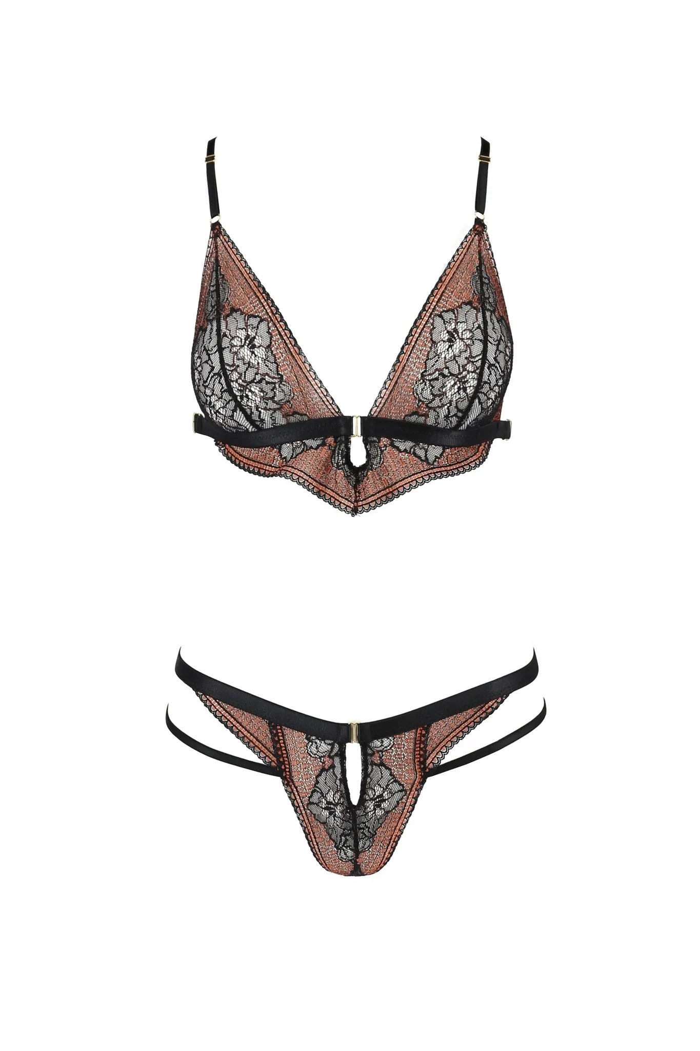 Luxury Lace European Bra & Gstring Lingerie Set