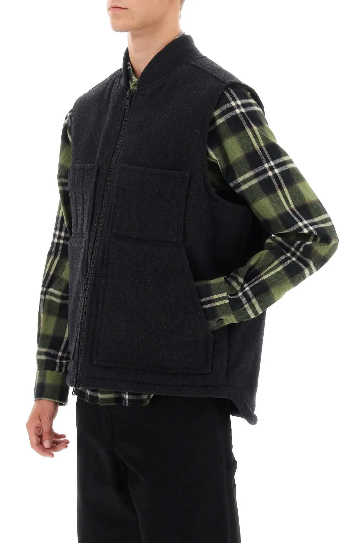 mackinaw wool vest