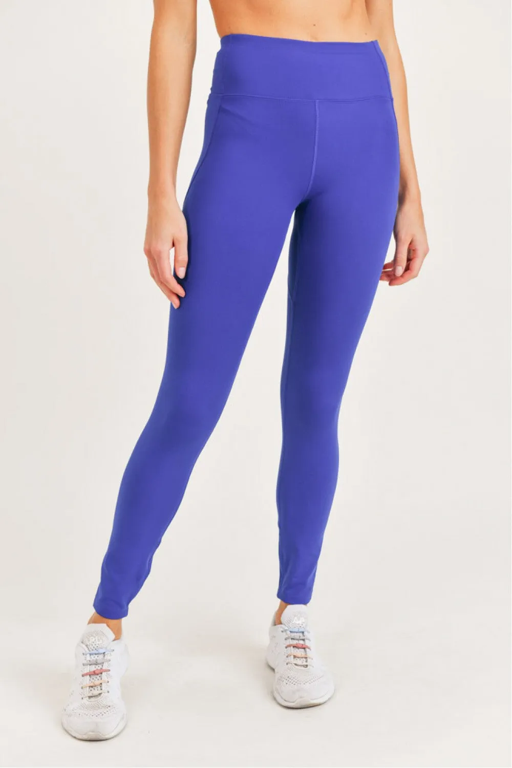 Maddie Booty-Pop High Waisted Leggings Royal Blue