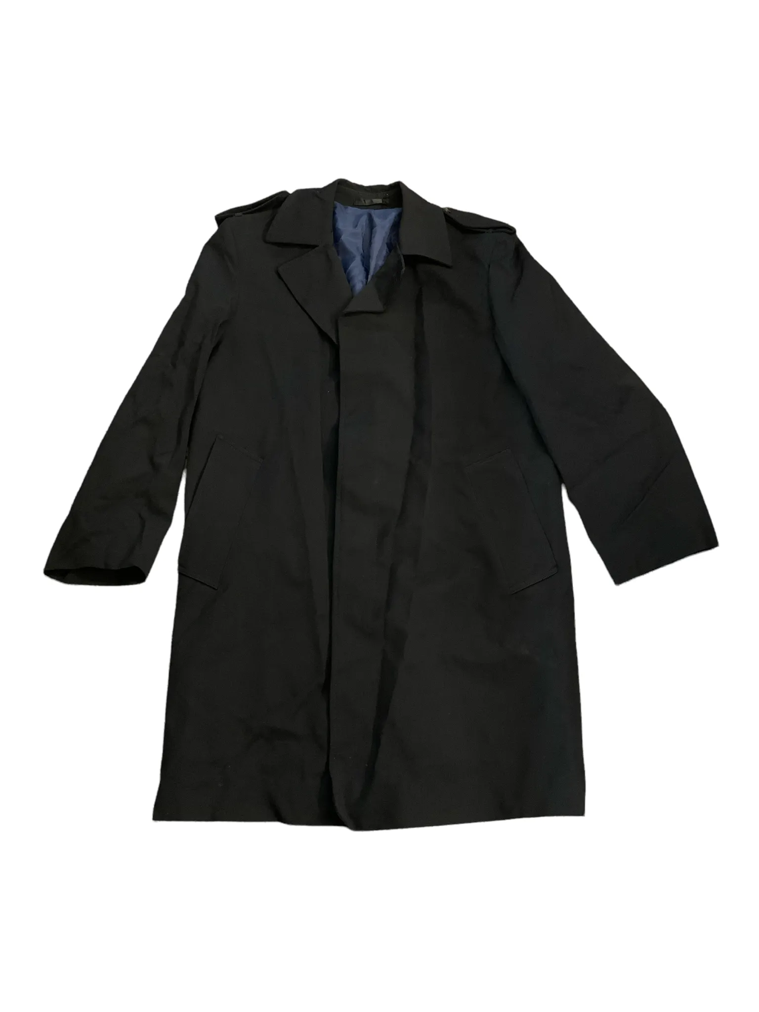 Male Vintage Grantham Police Wool Overcoat Blue Grade A TCGM03A