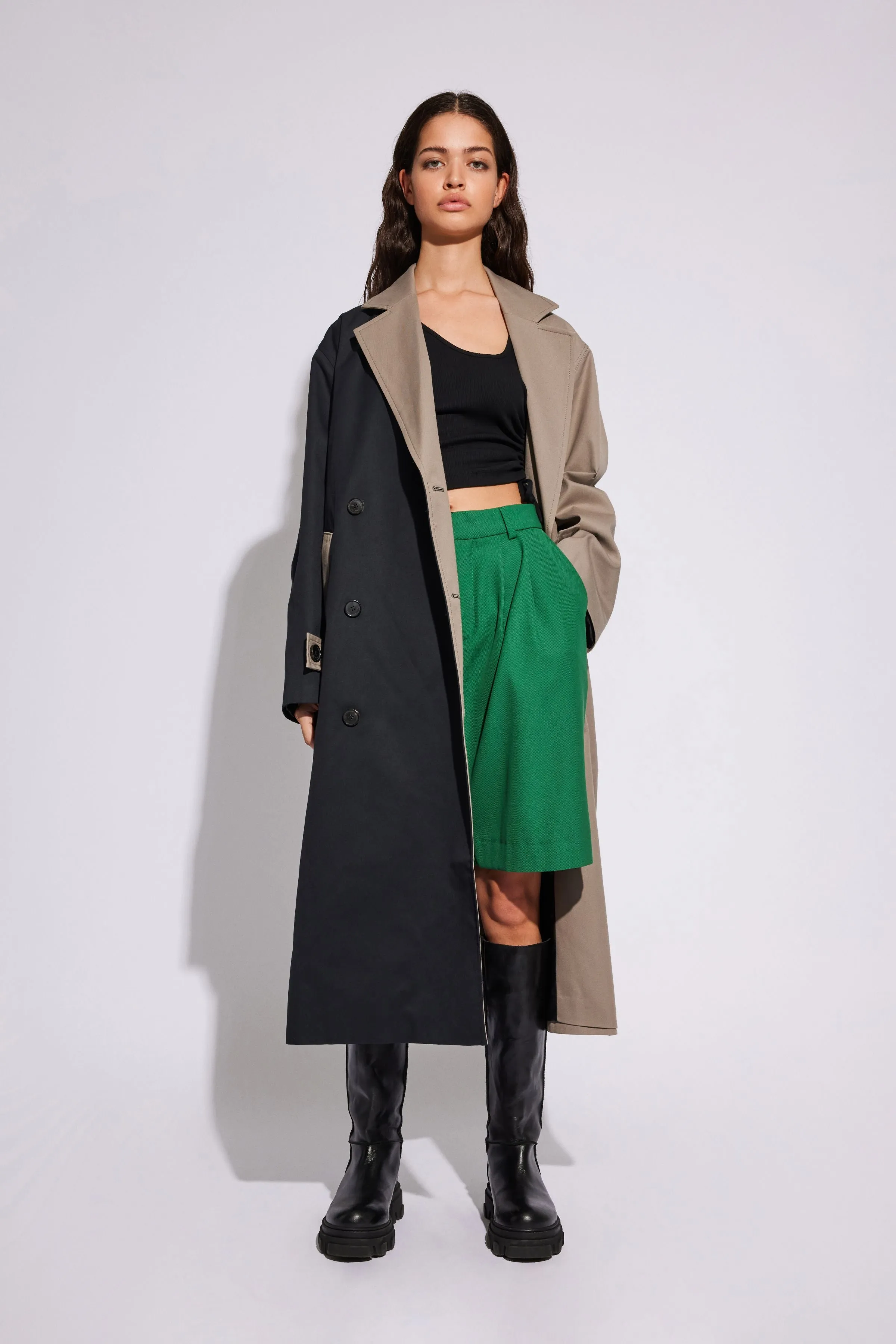 Manon Jacket - Black / Laurel Oak