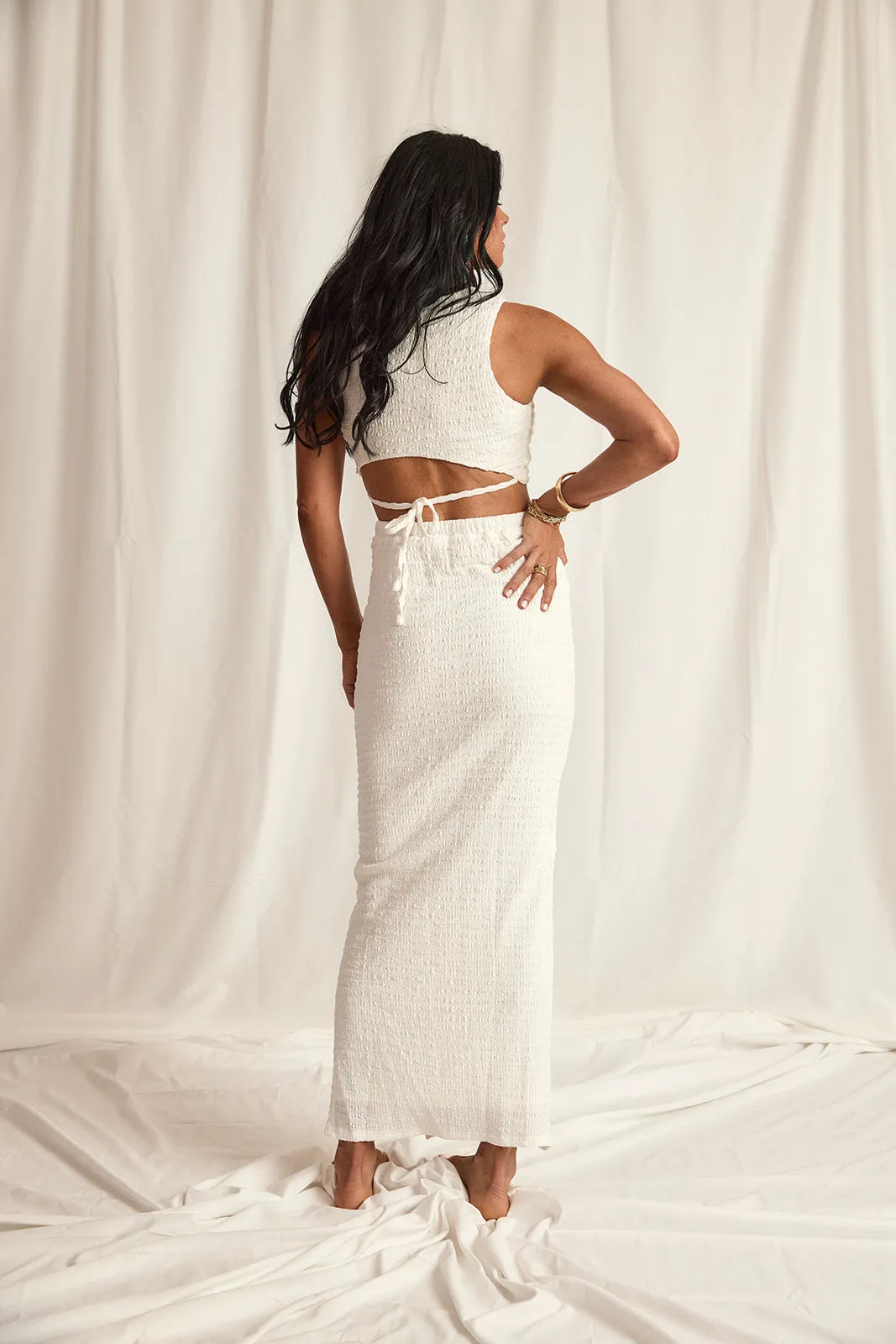MARIBEL SKIRT | WHITE