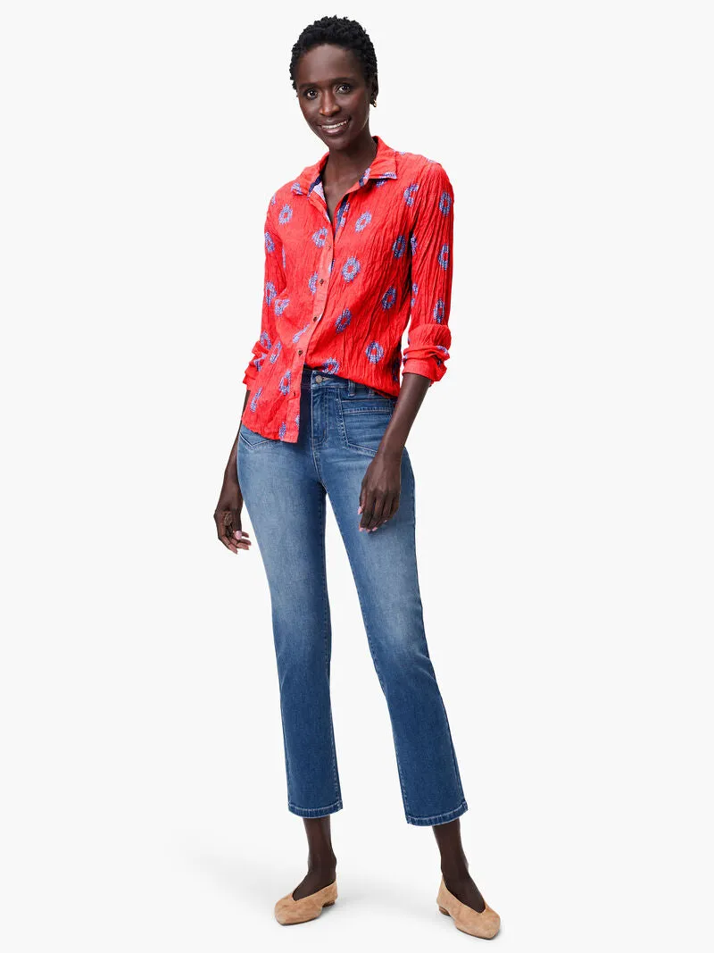 Medallion Crinkle Shirt