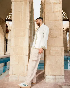 Men Plain Gabardine Jacket