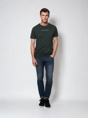Mens Essential Central Logo Tee Black