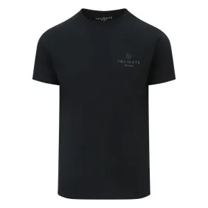Mens Essential Chest Logo Tee Black