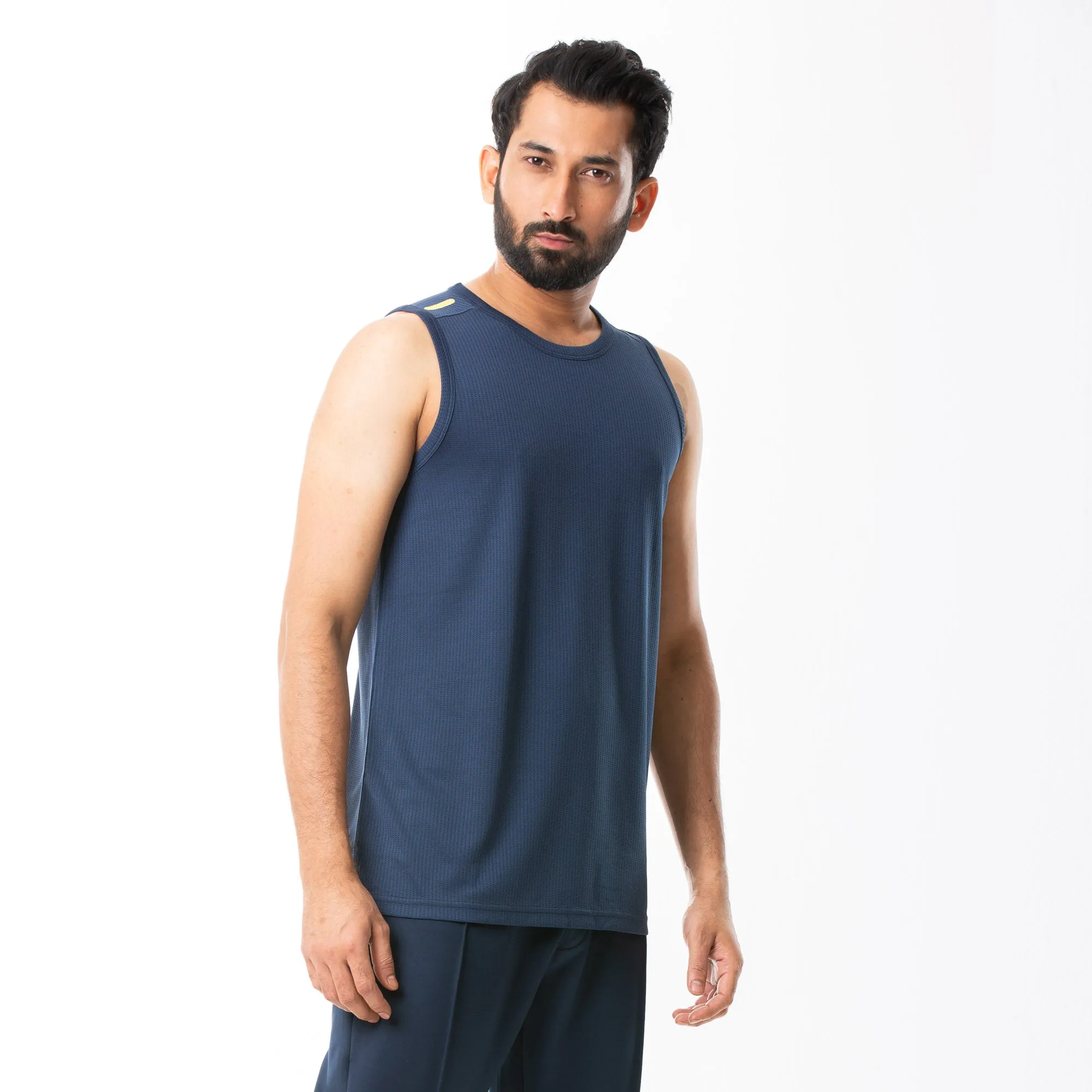 Mens Navy Blue Tank Top