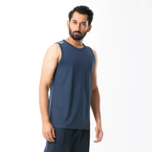 Mens Navy Blue Tank Top