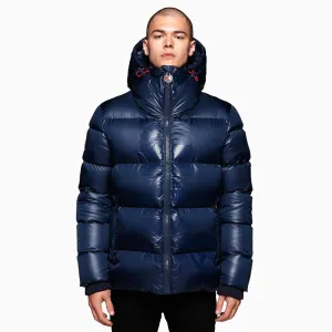 Men's Prime Slick Down Hooded Puffer Jacket
