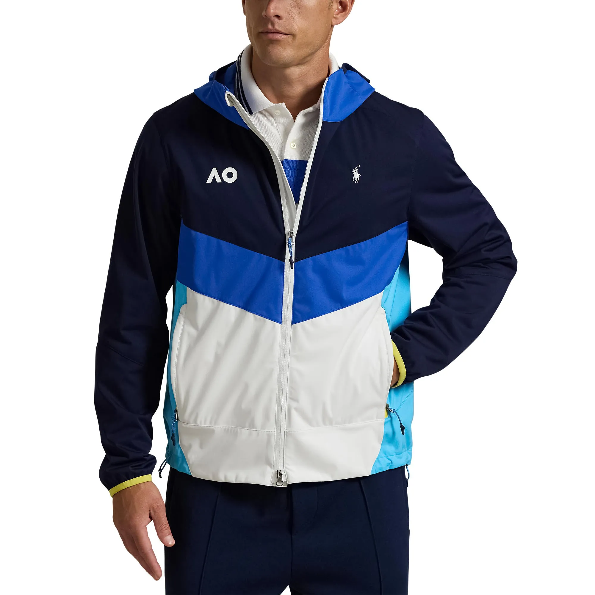 Men's Windbreaker Polo Jacket