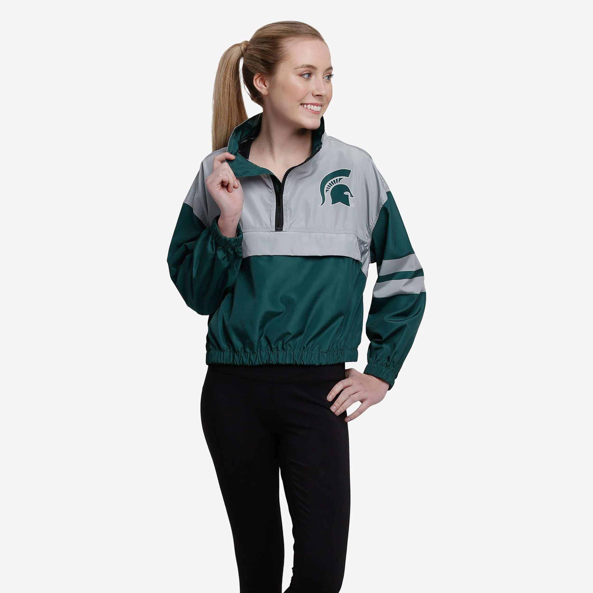 Michigan State Spartans Womens Winning Play Windbreaker