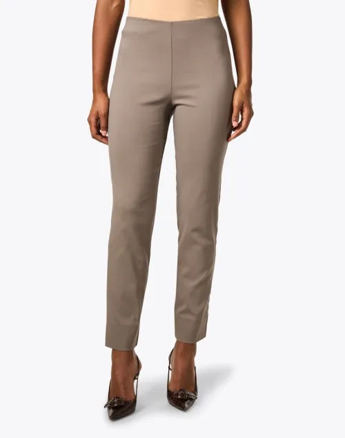 Milo Taupe Stretch Pull On Pant