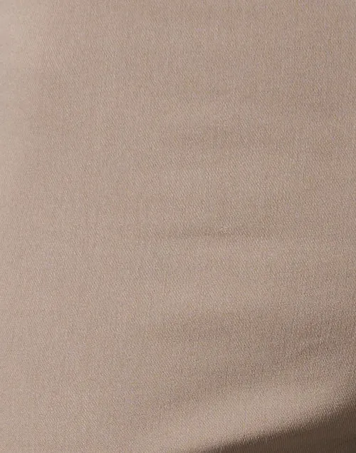 Milo Taupe Stretch Pull On Pant