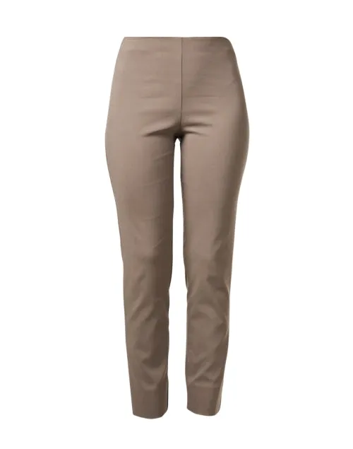 Milo Taupe Stretch Pull On Pant