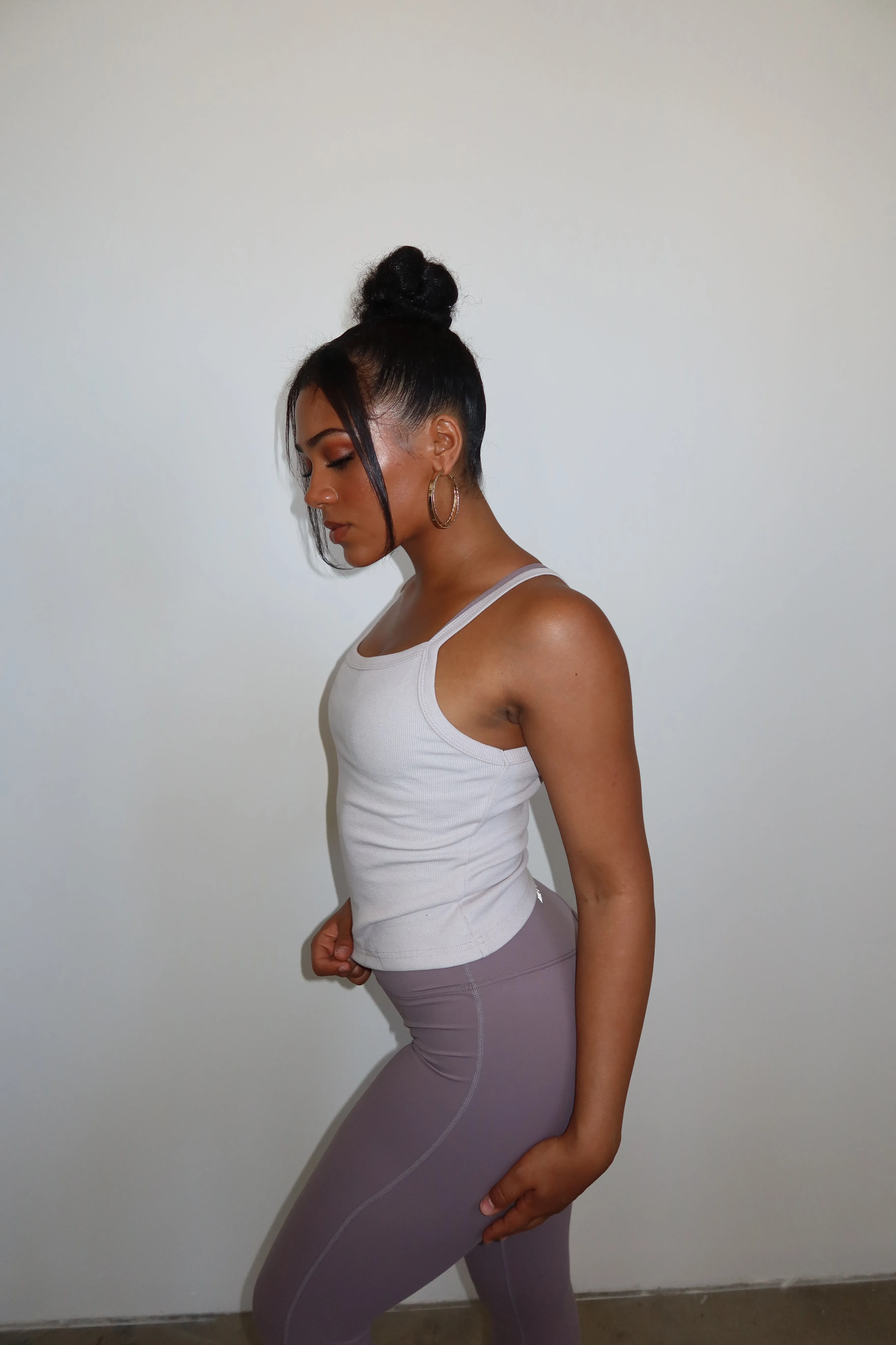 Mini Strap Ribbed Tank-Final Sale