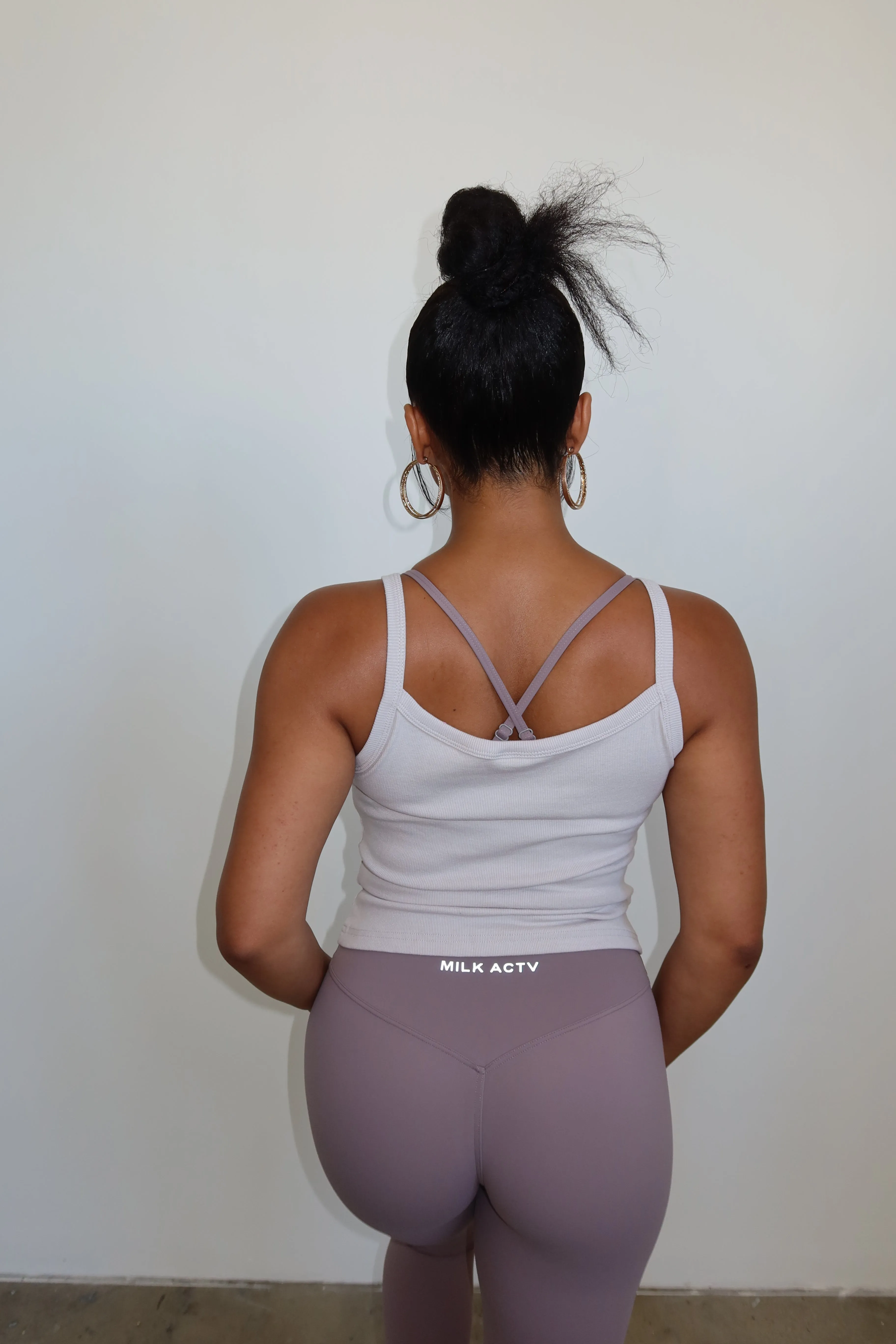 Mini Strap Ribbed Tank-Final Sale
