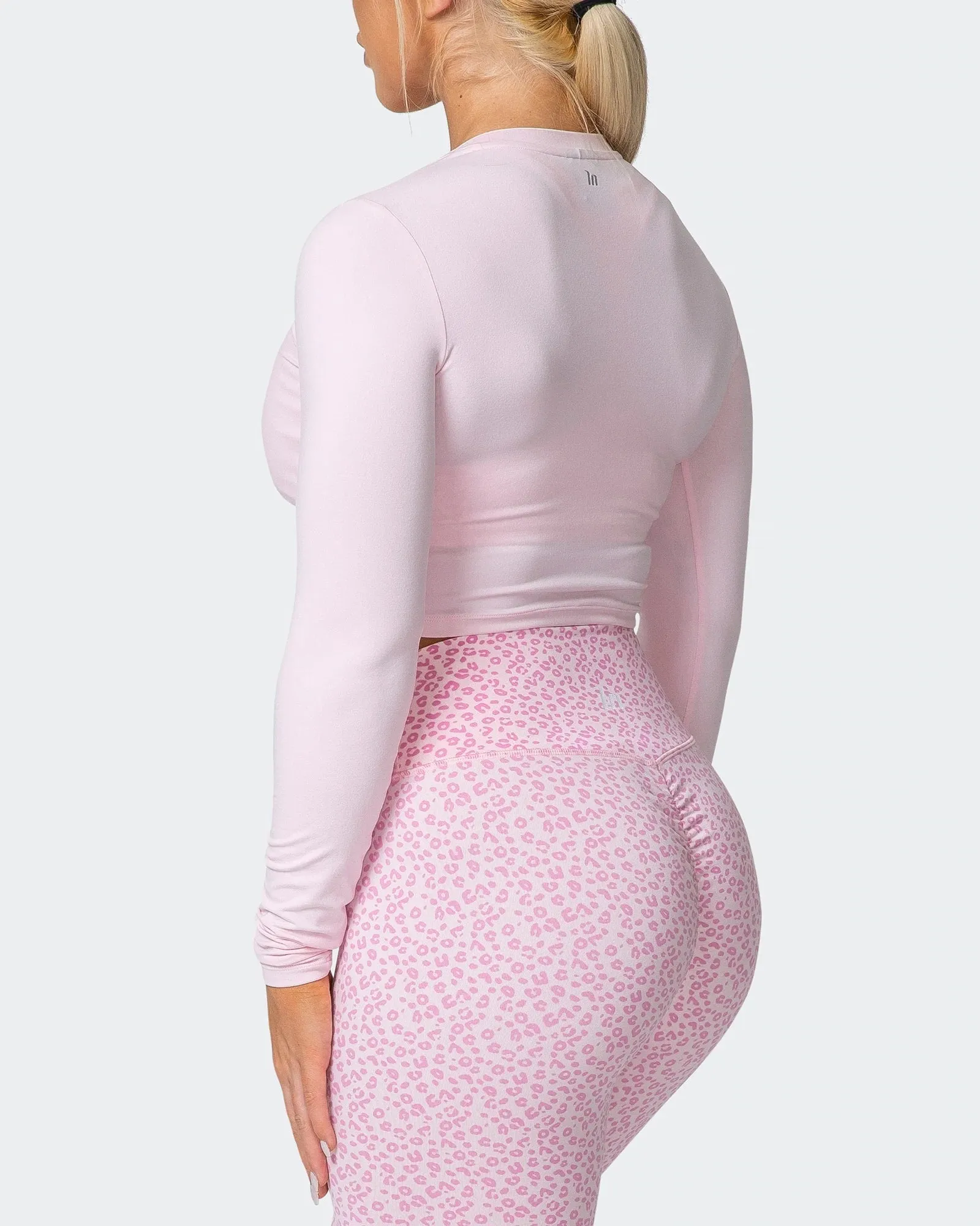 MN EVERYDAY CROPPED LONG SLEEVE TOP Rose Quartz