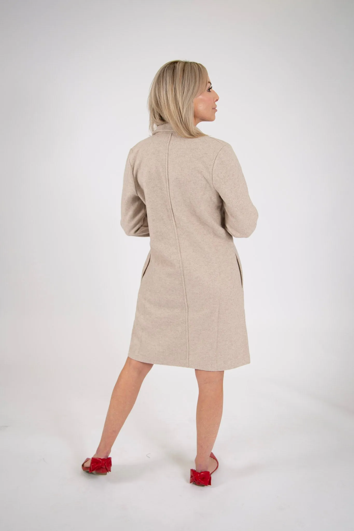 Modern Mid-Length Trench Coat