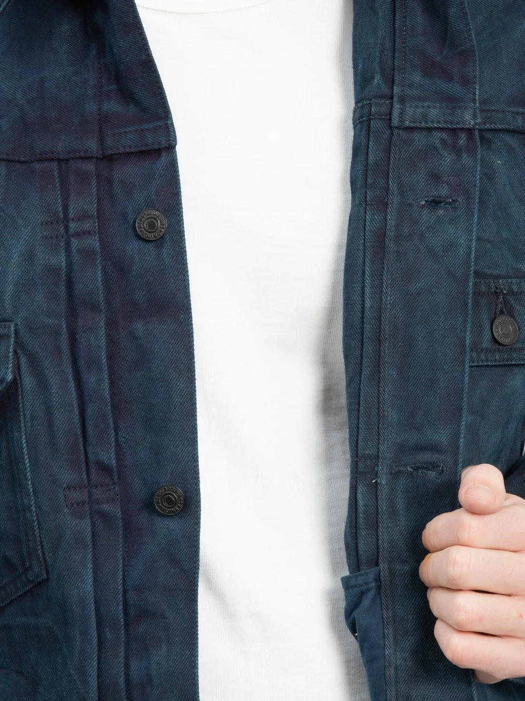 Momotaro MXGJ10024A "Mud & Natural Indigo Dyed" Type II Denim Jacket