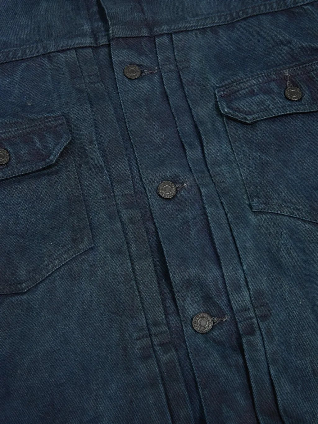 Momotaro MXGJ10024A "Mud & Natural Indigo Dyed" Type II Denim Jacket