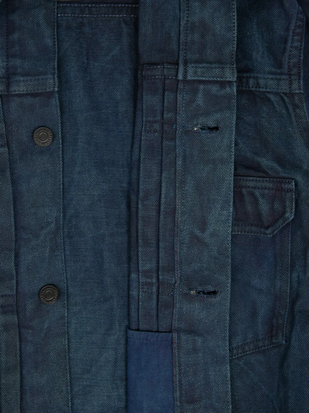 Momotaro MXGJ10024A "Mud & Natural Indigo Dyed" Type II Denim Jacket