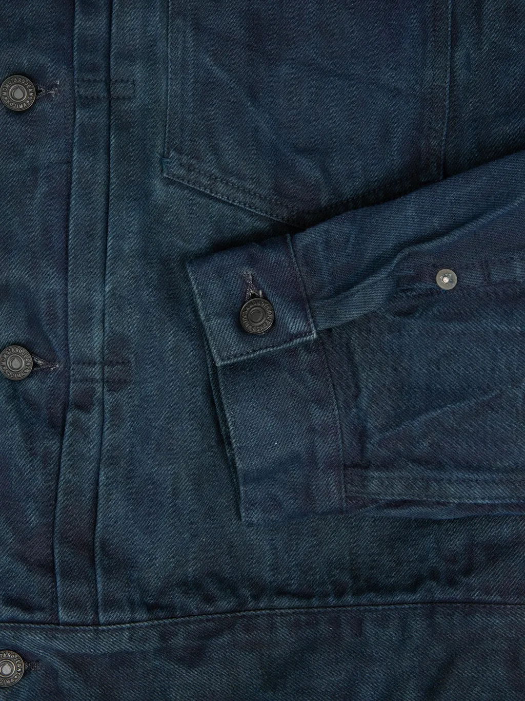 Momotaro MXGJ10024A "Mud & Natural Indigo Dyed" Type II Denim Jacket