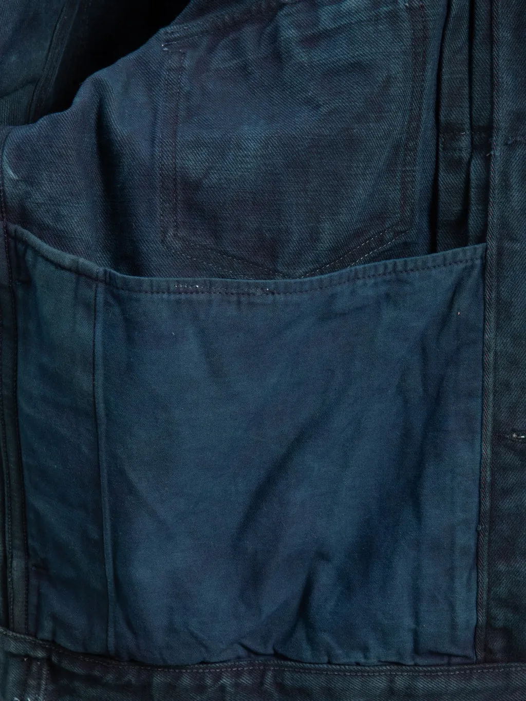 Momotaro MXGJ10024A "Mud & Natural Indigo Dyed" Type II Denim Jacket