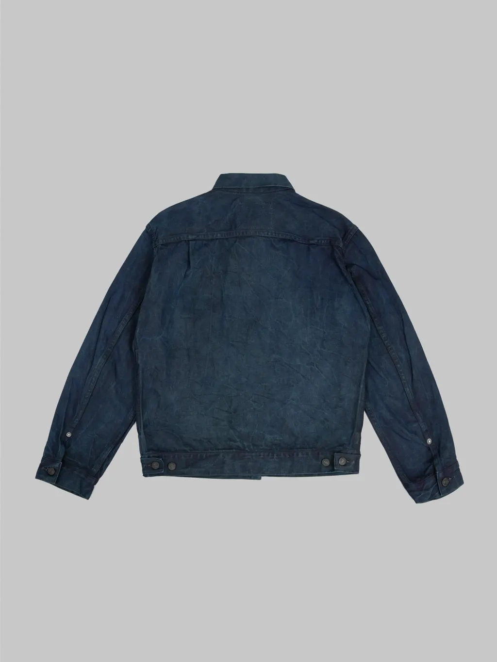 Momotaro MXGJ10024A "Mud & Natural Indigo Dyed" Type II Denim Jacket