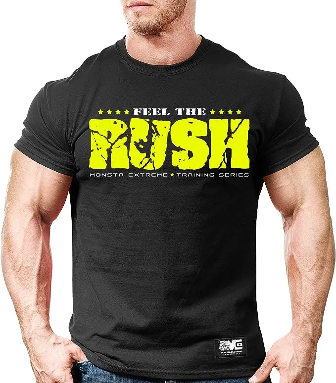Monsta Clothing Co. Hulk Out T-Shirt Mens Bodybuilding Workout  Feel The Rush