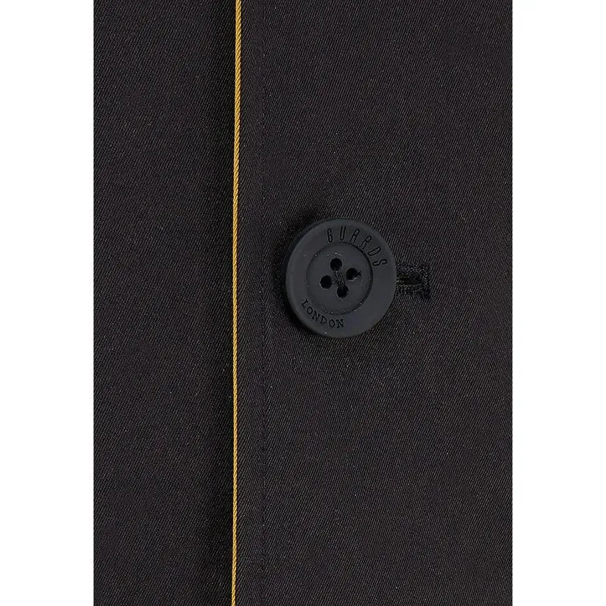 Montague Reversible Mac Jacket - Yellow Gold / Black
