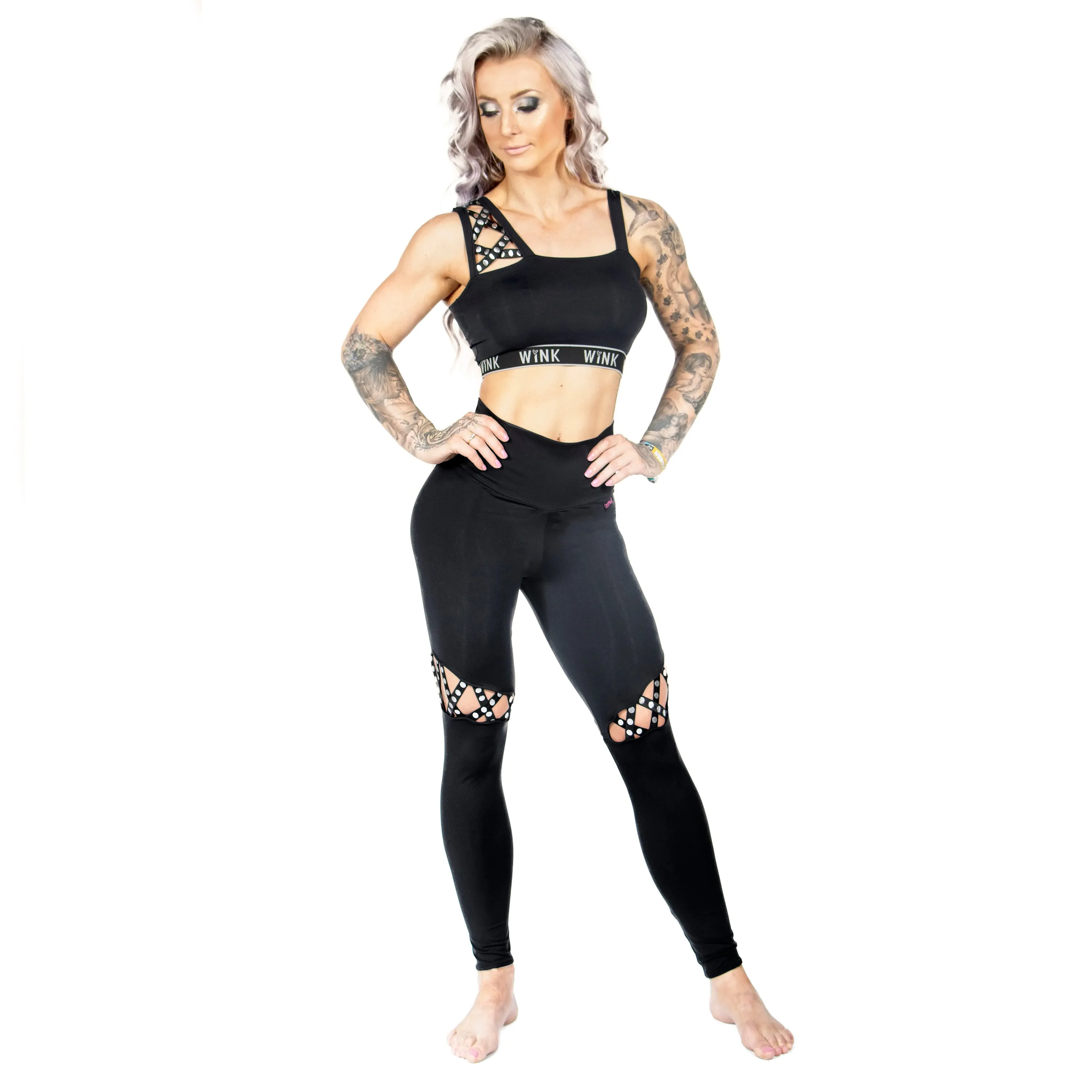 Mystique Crop Top - Black