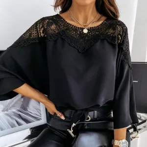 New Crochet Embroidery Lace Blouses