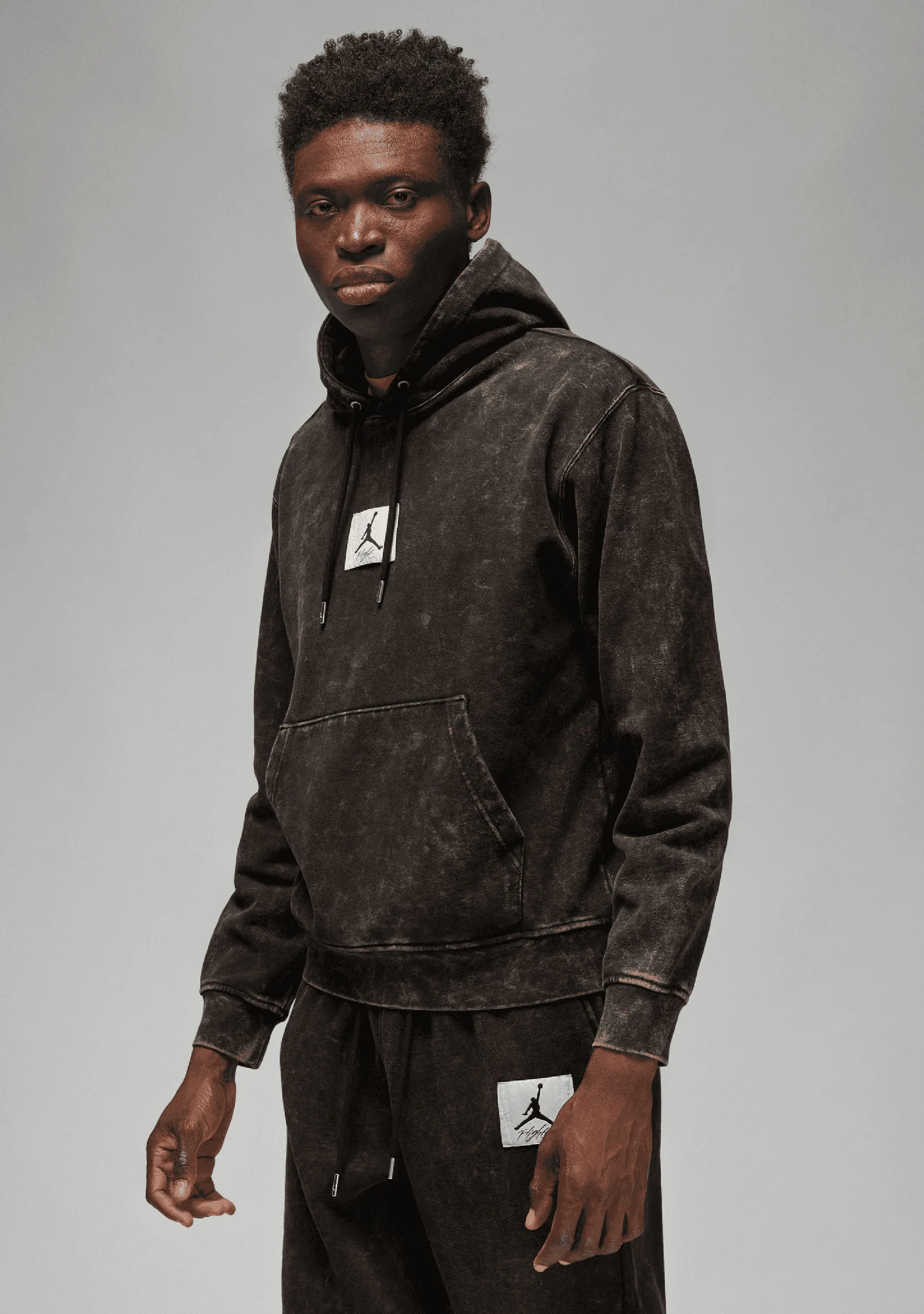 Nike Men's Jordan Flight Fleece Washed Pullover Hoodie
