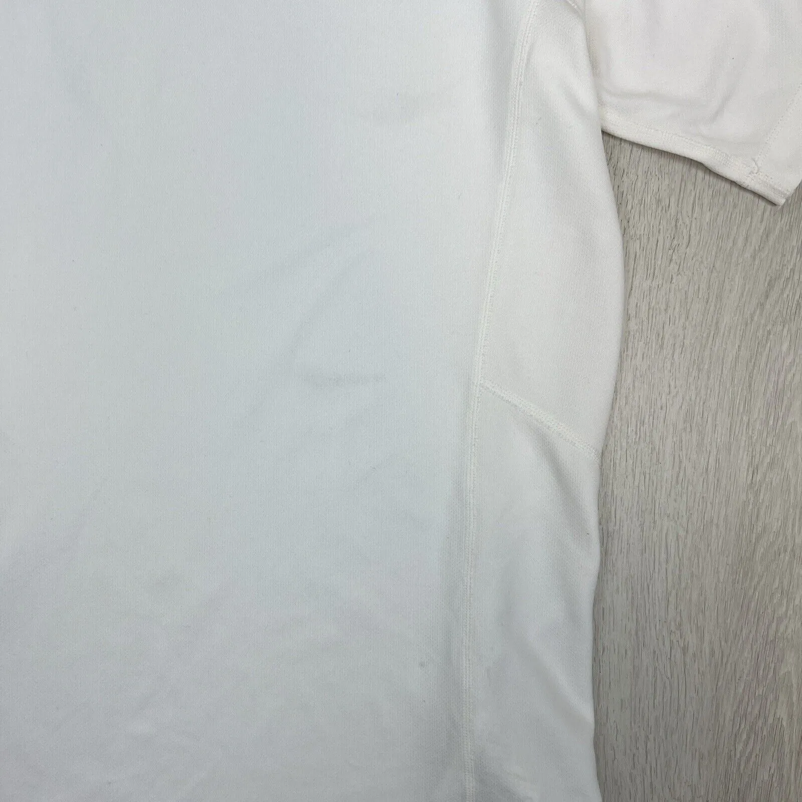Nike Mens White Activewear T-Shirt Size Medium