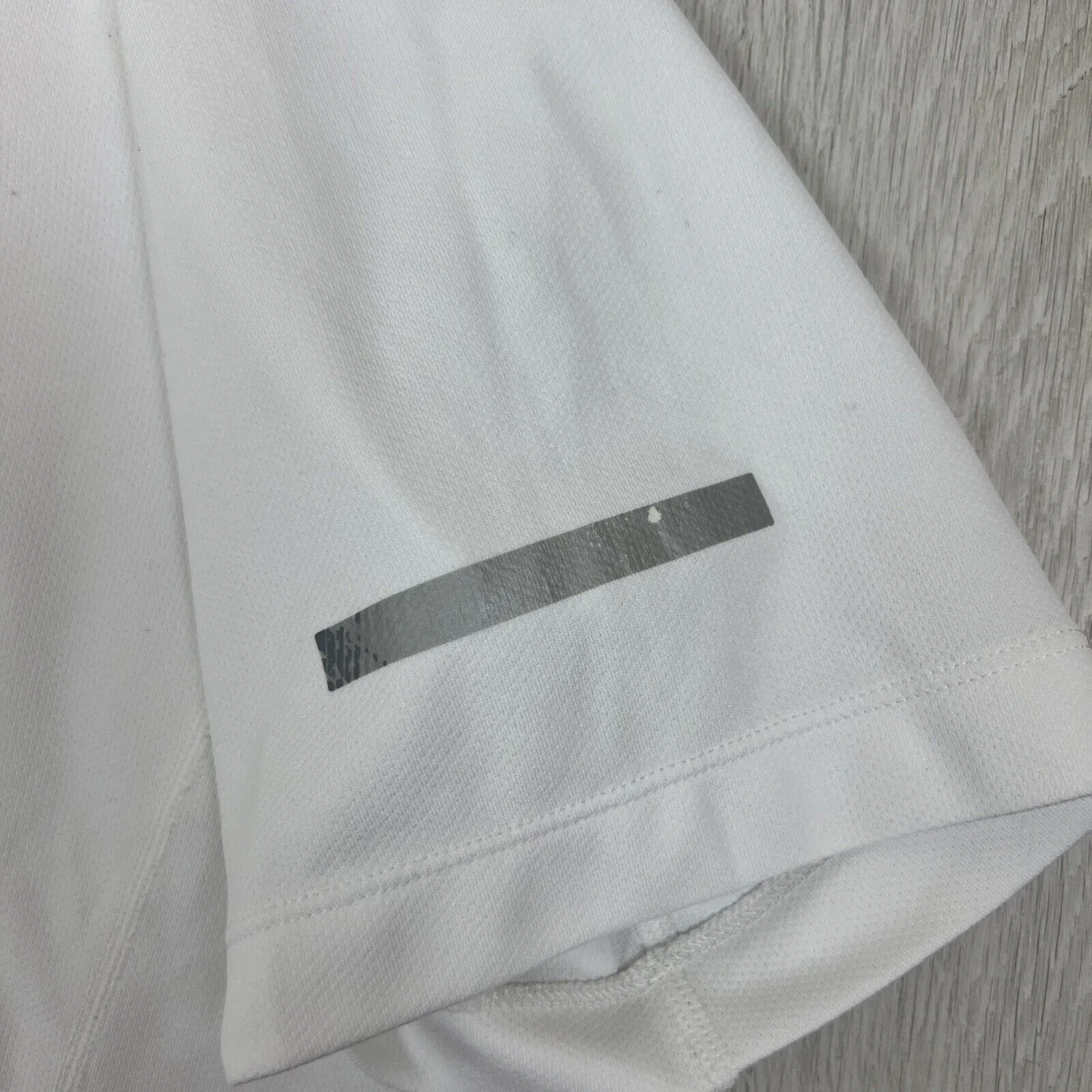 Nike Mens White Activewear T-Shirt Size Medium