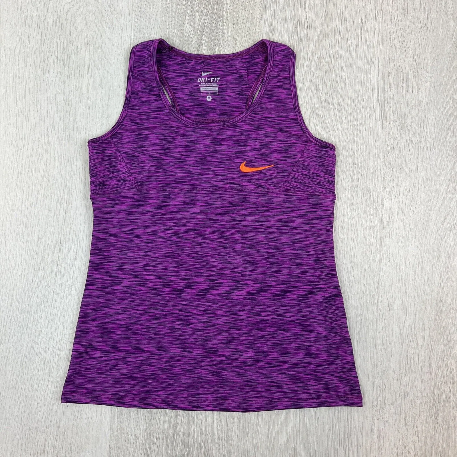 Nike Womens Purple Activewear Tank Top Size Medium (Measures small)