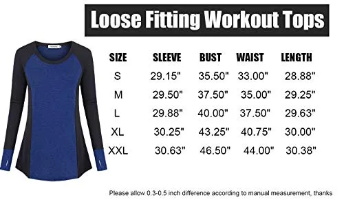 Ninedaily Biking Shirts for Women,Exercise Tops Flexible Tees P.E Football Team Uniform Yoga Class Sportwear Young Teen Girls Fall Outfits 2020 Night Out Decent Gymnasium Sport Fans,Large Navy