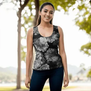 Noir Bloom Tank Top