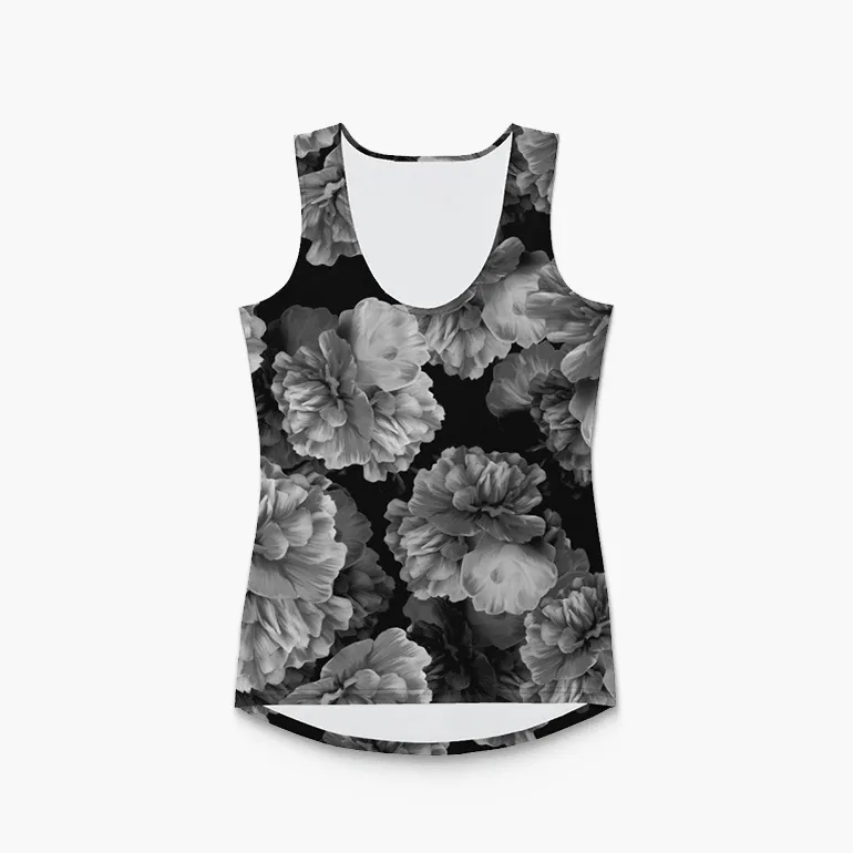 Noir Bloom Tank Top