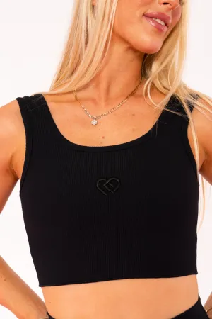 Noir Romi Crop
