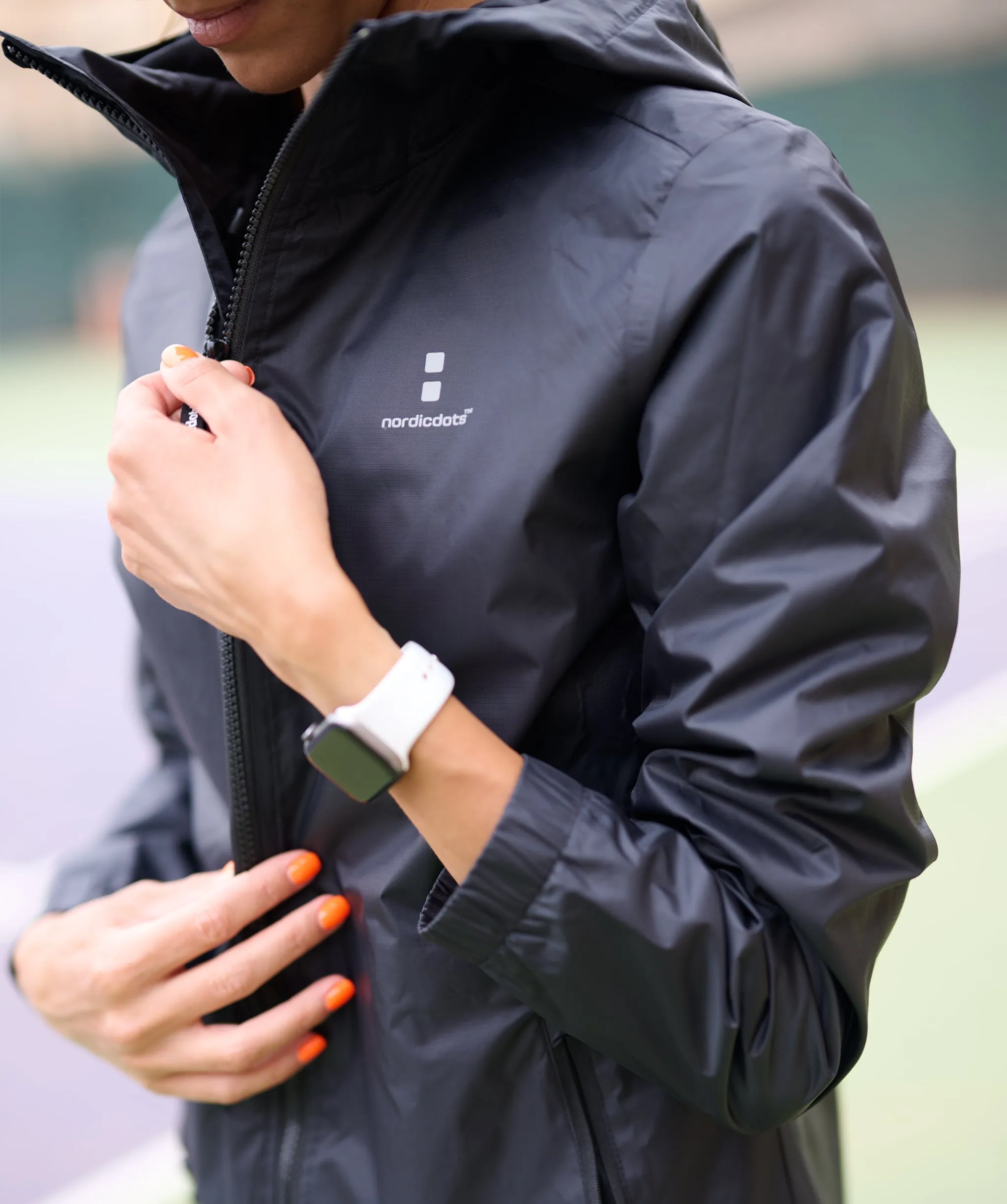 nordicdots Windbreaker Black