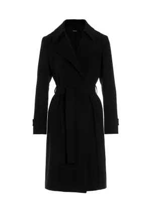 Oaklane Admiral Crepe Trench - Black