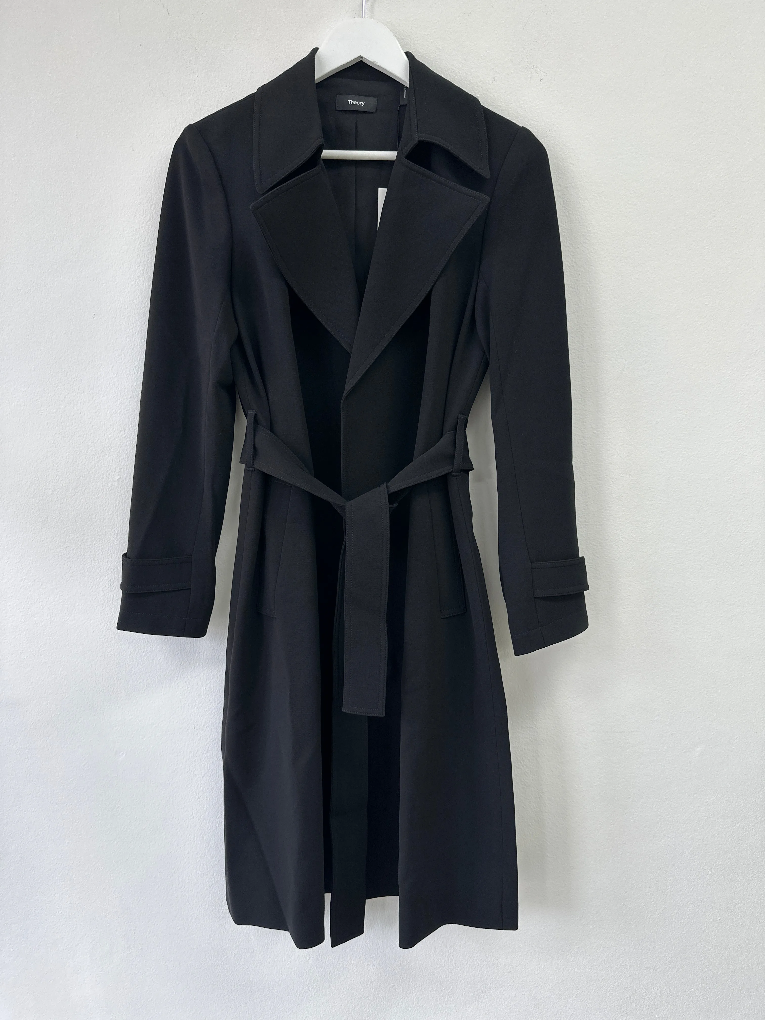 Oaklane Admiral Crepe Trench - Black