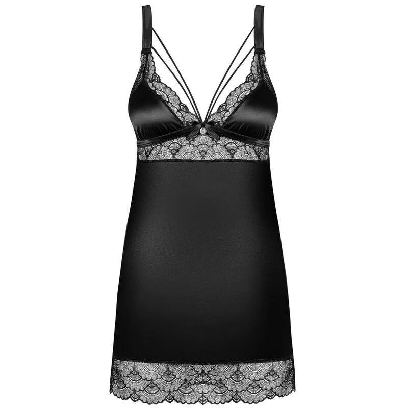 OBSESSIVE - ELOISSA CHEMISE AND THONG L/XL