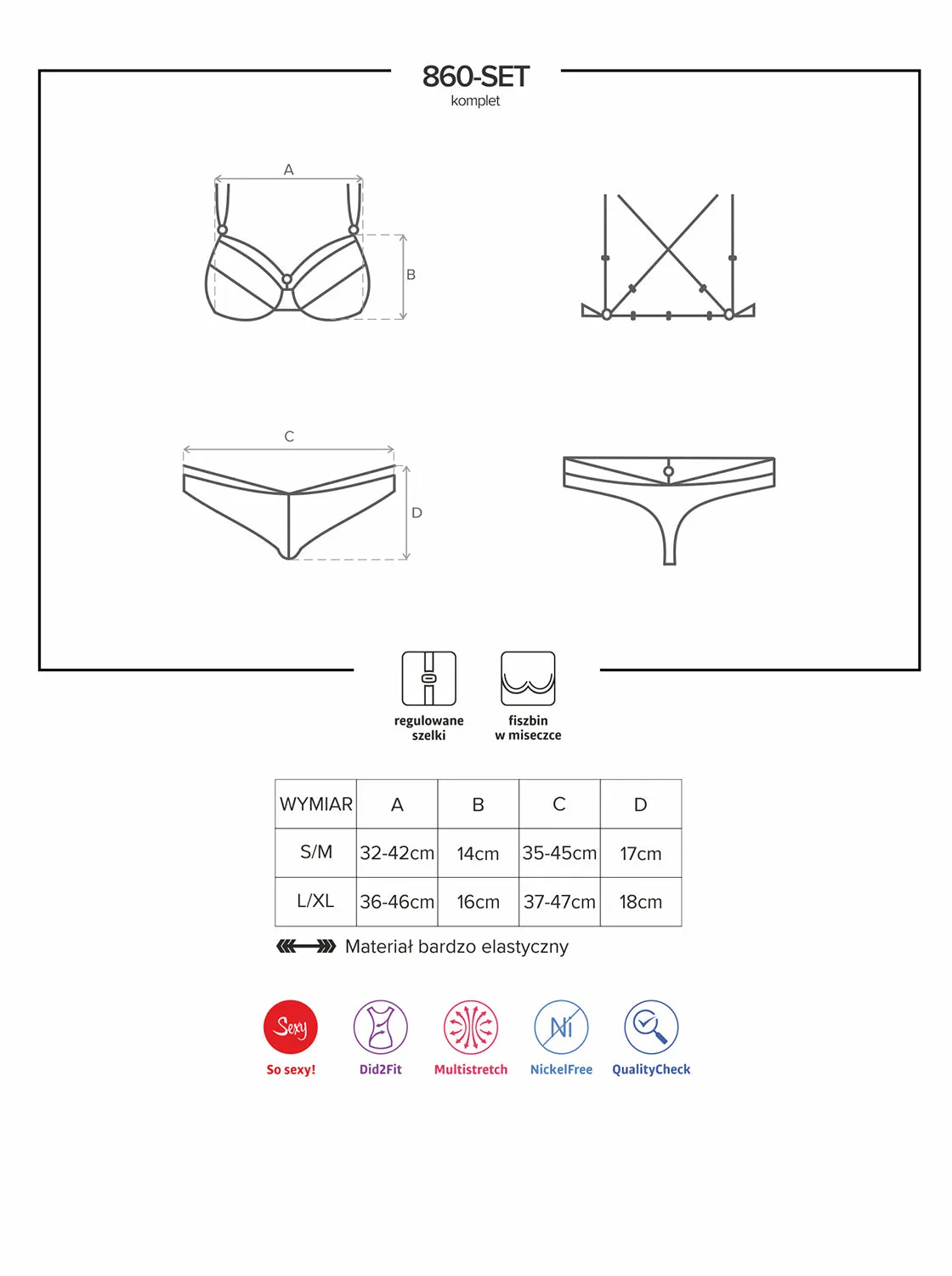 Obsessive Lingerie Duo Set