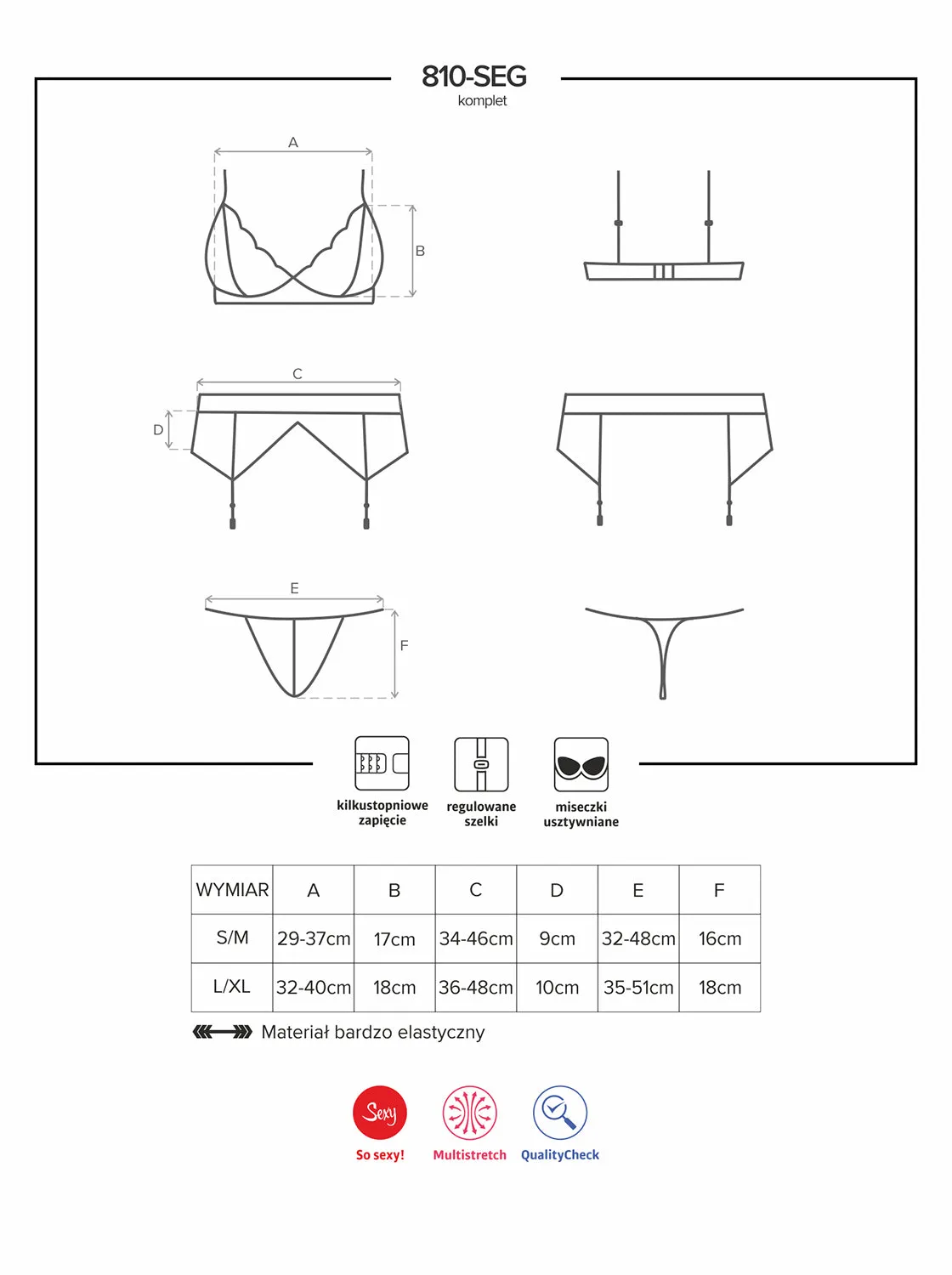 Obsessive Lingerie Set